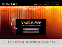 Tablet Screenshot of noiz-lab.com